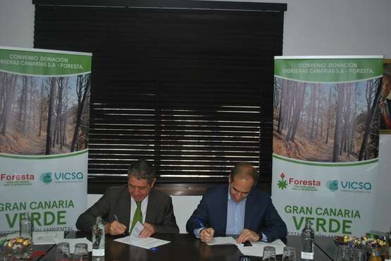 Foresta y Vidrieras Canarias presentan en Telde el proyecto de restauración ambiental â€˜Gran Canaria verdeâ€™ (Foto TA)